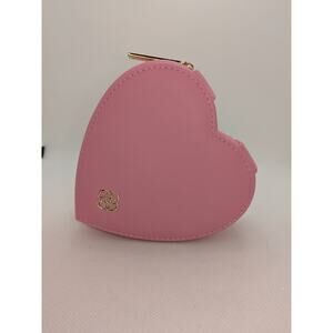Kendra Scott Heart Jewelry Travel Zip Case in Pink in Excellent Condition
